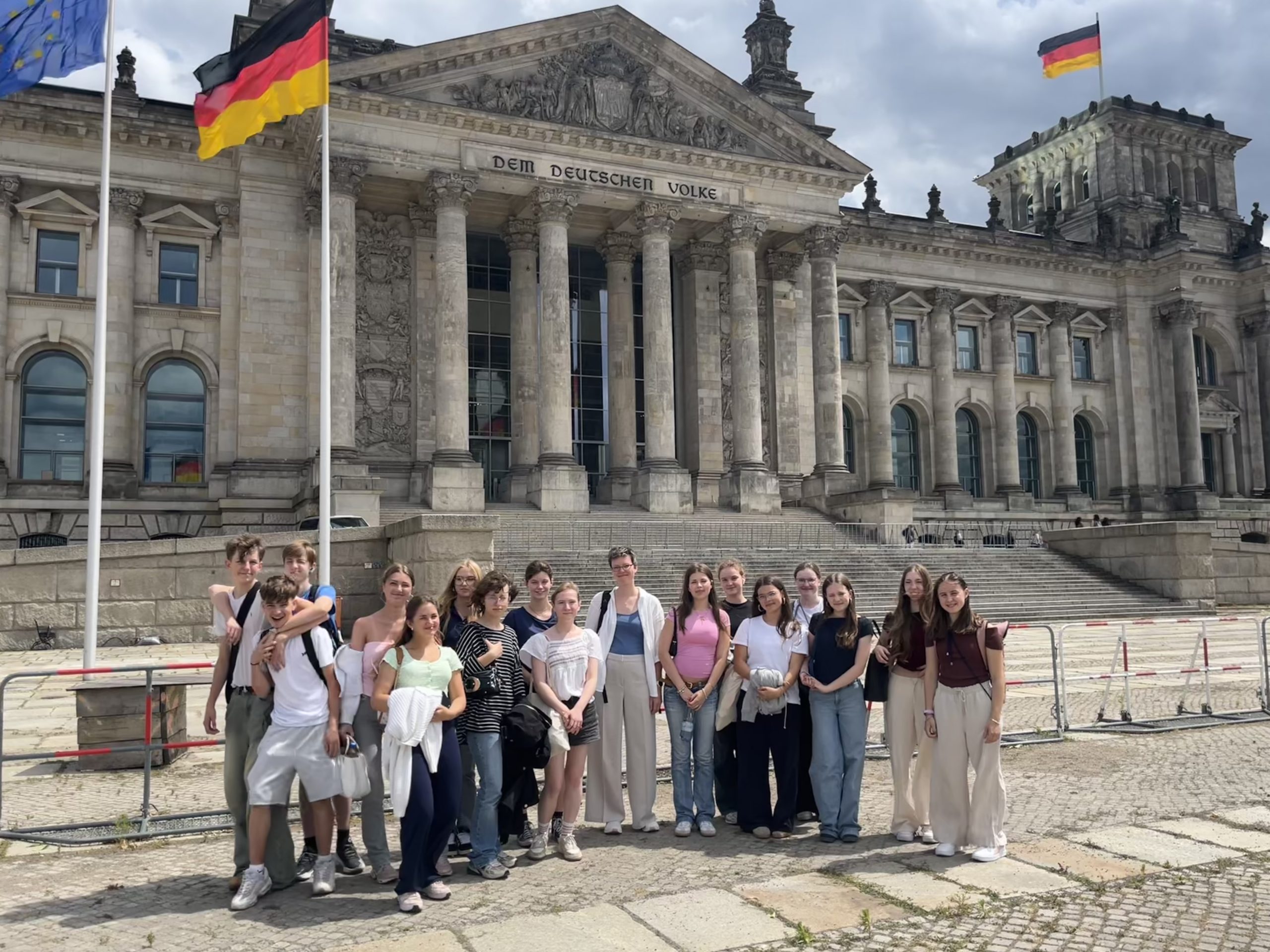 Klasse 9a Bundestag 2025